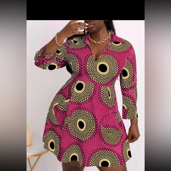 African Dress PLEASE LOOK AT THE LAST PICTURE THAT’S HOW A 4X WILL LOOK LIKE!!!! - Picture 3 of 4